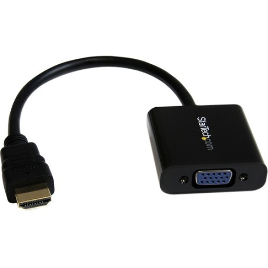 StarTech.com HDMI to VGA Adapter - 1080p - 1920 x 1080 - Black - HDMI Converter - VGA to HDMI Monitor Adapteridx ETS3535544